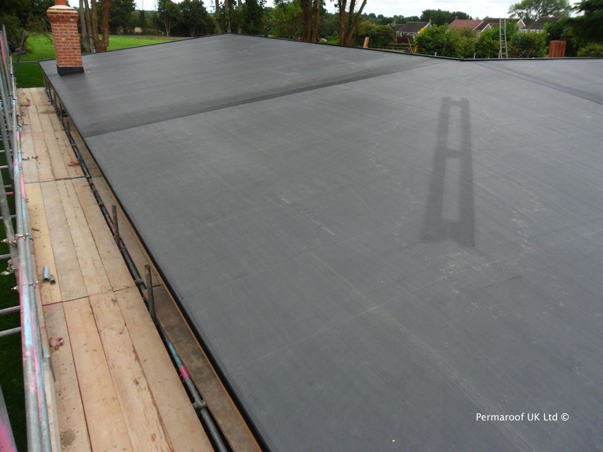 Flat Roof Before