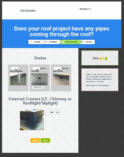 Step 4 | Ordering a Permaroof Flat Roof Kit Step 4 | Ordering a Permaroof Flat Roof Kit