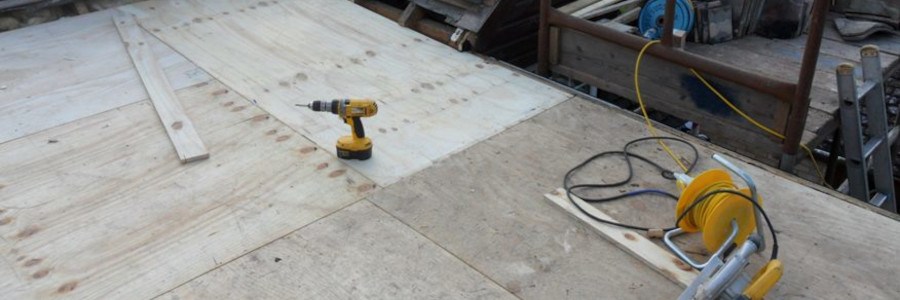 Install a flat roof