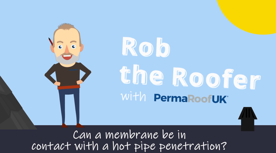 Can EPDM be in Contact with a Hot Pipe? | Rob the Roofer