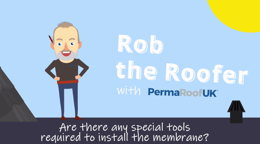Does EPDM require special tools for install? | Rob the Roofer