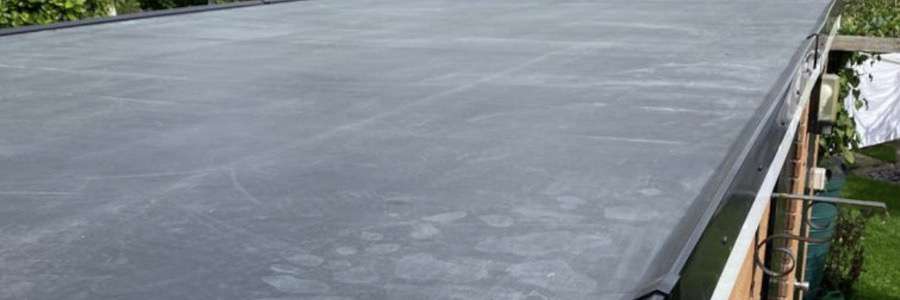 EPDM Roofing on a Garage