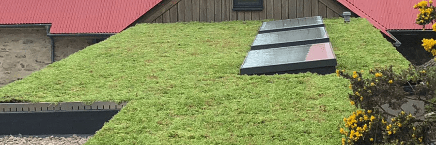 Permaroof green garage roof